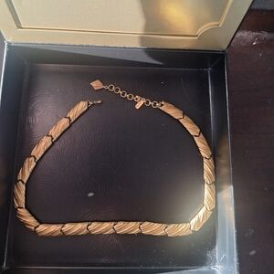 Monet Gold Leaf Necklace